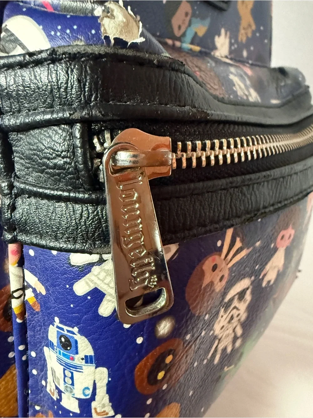 Loungefly Kids Star Wars Navy Multi-Character Mini Backpack